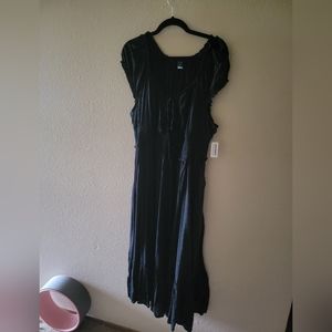 Black Peasant style dress